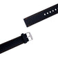 Correa de Reloj de Caucho Negro con Naranja 20mm Outlet