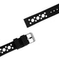 Correa de Reloj de Caucho Negro Perforada 20mm Outlet