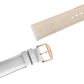Correa de Reloj de Piel Blanco 22mm Outlet