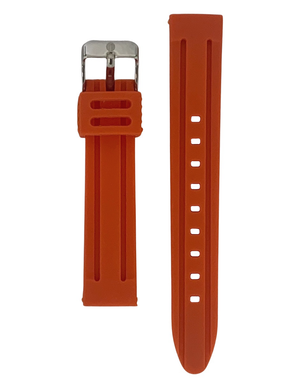 Correa de Reloj Caucho Naranja 18mm, 20mm, 22mm, 24mm