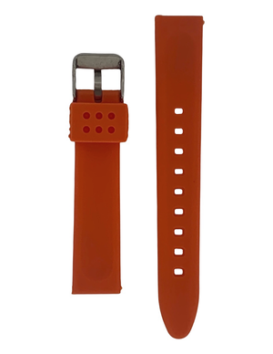 Correa de Reloj Caucho Naranja 18mm, 20mm, 22mm, 24mm