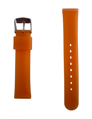 Correa de Reloj de Caucho Naranja 18mm Outlet