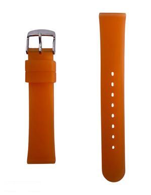 Correa de Reloj de Caucho Naranja 18mm Outlet