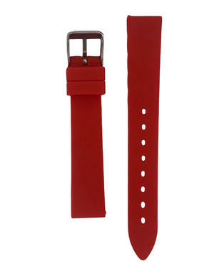 Correa de Caucho Rojo para Reloj 16mm