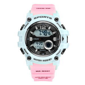 Reloj De Pulsera Diray Mujer Deportivo DR2130L7 Rosa Verde