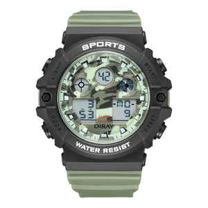Reloj De Pulsera Diray Hombre DR2246G5 Verde Camuflaje