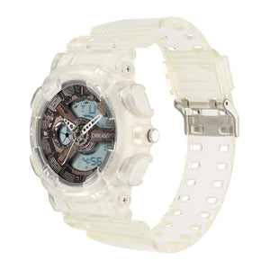 Reloj De Pulsera Diray Unisex DR341ADCT1 Transparente Análogo Digital
