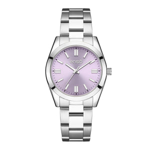 Reloj Enso de Pulsera Ew1060l3 Dama Mujer Acero Lila