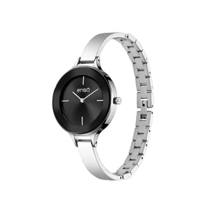 Reloj Enso Negro Dama modelo Ladies Silver Ew1061l1
