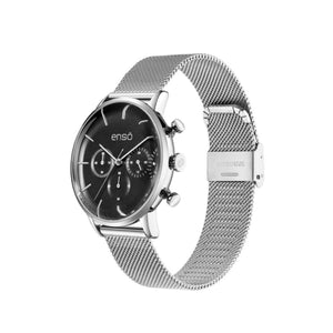 Reloj Enso Plateado Caballero modelo Ew1069g1