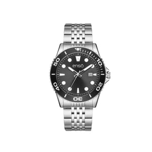Reloj Enso Plateado Caballero modelo Ew1068g1